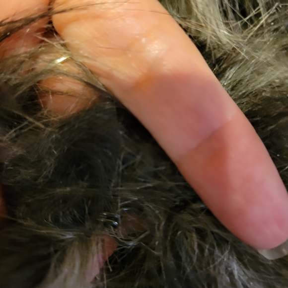 Guess convertible jacket / vest Faux Leather, Fur.  Size Medium - Picture 11 of 15